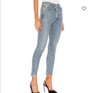 Agolde Nicole high rise slim jeans